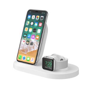 7.5w Charge Dock For For iPhone + Apple Watch White