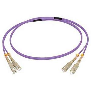 SC/SC OM4 LSZH Fibre Patch - Purple 2m