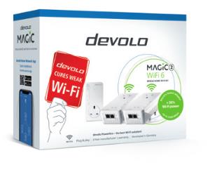 DEVOLO MAGIC 2 WIFI 6 WHOLE HOME WIFI KIT(2X LAN PASS-THRU 3