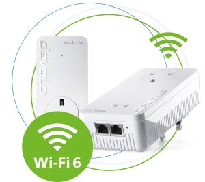 DEVOLO MAGIC 2 WIFI 6 STARTER KIT(2X LAN PASS-THRU 2X PLUGS)