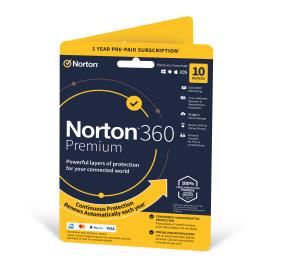 Norton 360 Premium 75GB 1 User 10 Device 1 Year