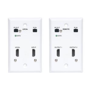 HDMI OVER CAT6 EXTENDER KIT/ WALLPLATE TRANSMITTER AND RECEIV