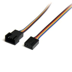 Fan Power Extension Cable 12in 4 Pin - M/f