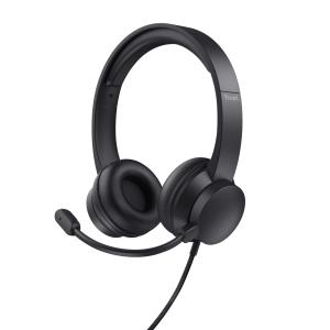 Headset - Hs-200 - USB Stereo 3.5mm - Wired - Black