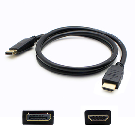 6ft DisplayPort To Hdmi Male To Male Cable